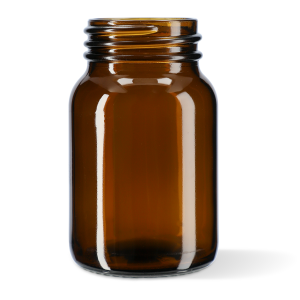 Weithalsflasche Braunglas inkl.Verschluss 1000ml